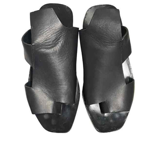 Cinzia Araia Black Slide Sandals Size 39 US 8.5 - Picture 3 of 8